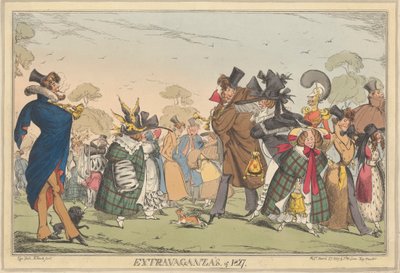 Extravaganser från 1827 av Henry Heath