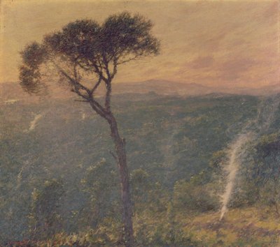 En ligurisk dal, ca 1910 (olja på duk) av Henry Herbert La Thangue