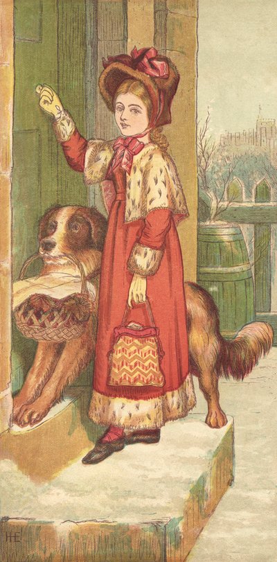 Prinsessans välgörenhet (färg litho) av Henry Hetherington Emmerson