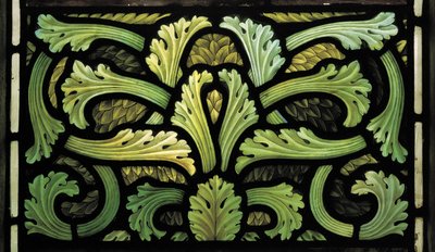Bladmönster, Angels of Judgment Window, 1887 av Henry Holiday