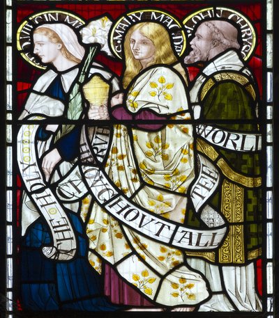 Jungfru Maria, Maria Magdalena, St John, c.1872 av Henry Holiday