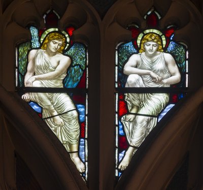 Westminster, St Margaret, James Powell & Sons, Henry Holiday, Tracery Angels, 1883 av Henry Holiday