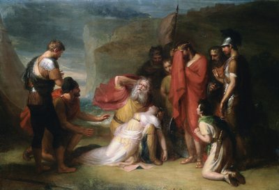 Lear och Cordelia, ca 1820 av Henry Howard