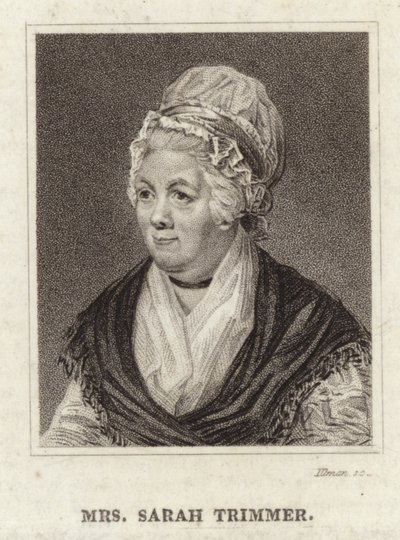 Porträtt av Sarah Trimmer av Henry Howard