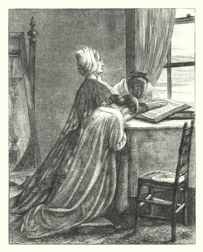 Aftonpsalm (gravyr) av Henry Hugh Armstead