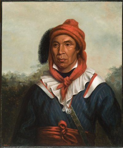 Julcee-Mathla (Seminole), ca 1831-33 av Henry Inman