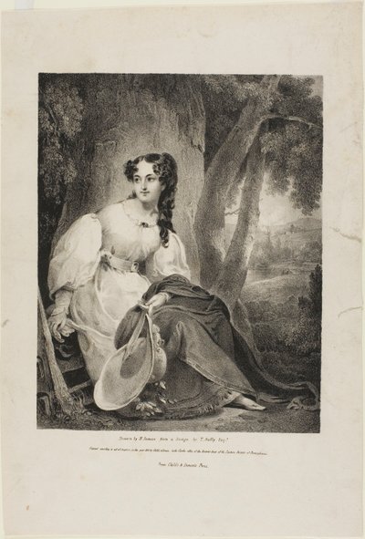 Porträtt av Mrs Henry Inman av Henry Inman