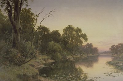 En bakvatten av floden Murray av Henry James Johnstone