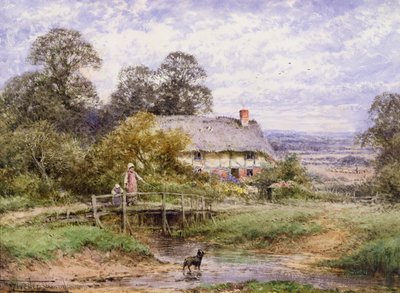 Hämtar (akvarell) av Henry John Sylvester Stannard