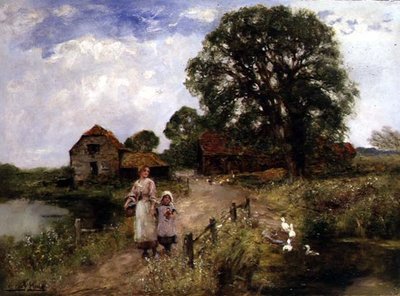 Vägen vid floden av Henry John Yeend King