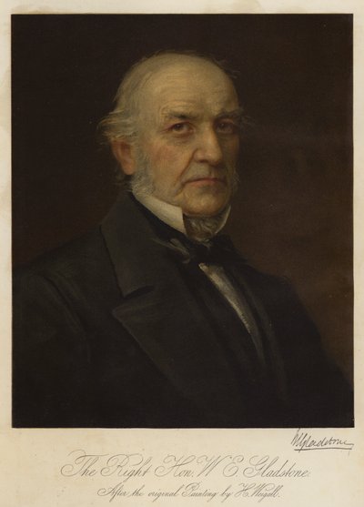 The Right Honorable W E Gladstone (chromolitho) av Henry Jr. Weigall