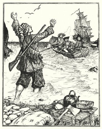 Alexander Selkirk (litho) av Henry Justice Ford