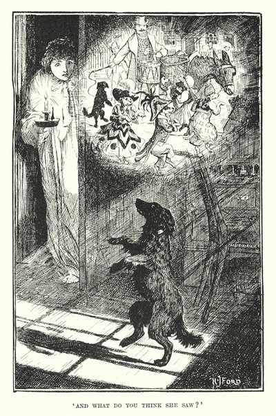 "Och vad tror du att hon såg" (gravyr) av Henry Justice Ford