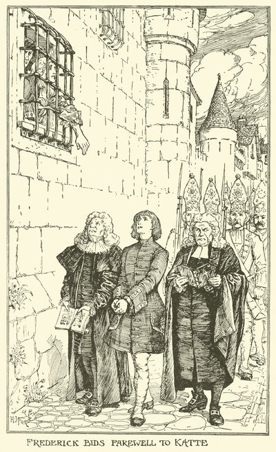 Fredrik tar farväl av Katte av Henry Justice Ford