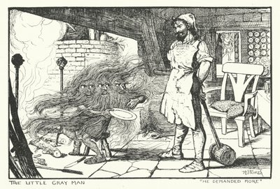 Han krävde mer (gravyr) av Henry Justice Ford