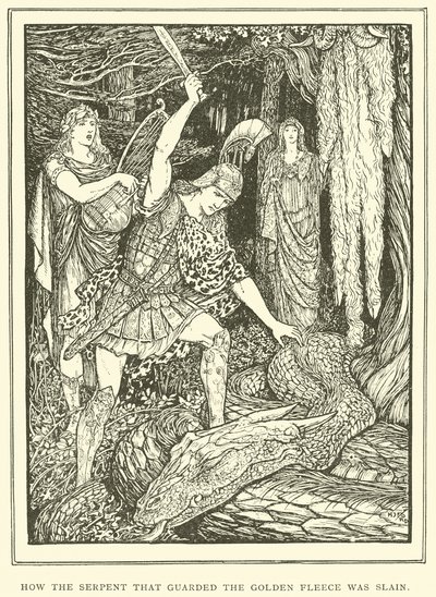 Hur ormen som vaktade det gyllene skinnet dödades av Henry Justice Ford