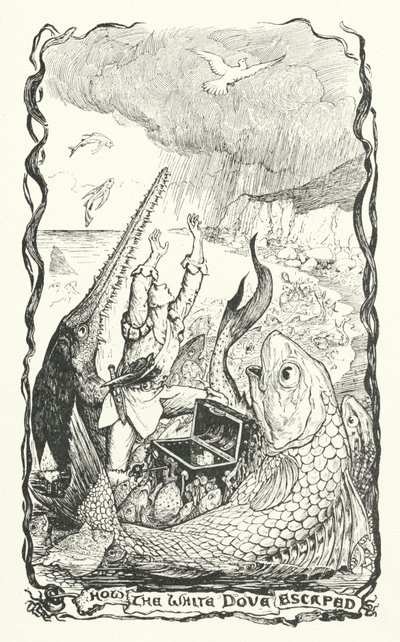 Hur den vita duvan flydde (gravyr) av Henry Justice Ford