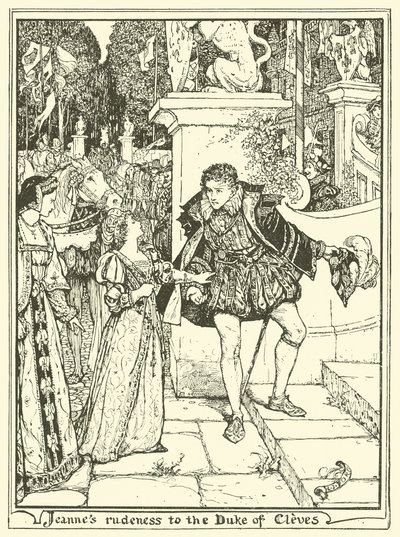 Jeannes elakhet mot hertigen av Cleves av Henry Justice Ford