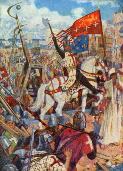 Kung Richard I i det heliga landet av Henry Justice Ford