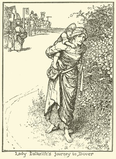 Lady Dalkeiths resa till Dover av Henry Justice Ford