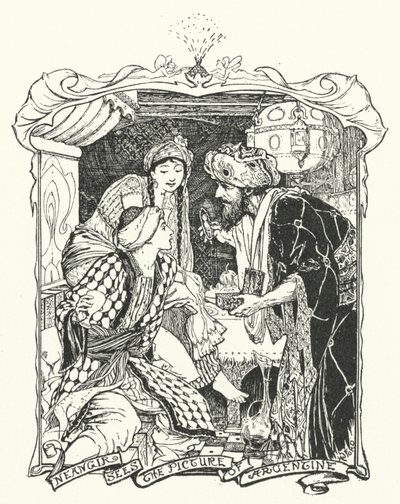 Neangir ser bilden av argentinska (gravyr) av Henry Justice Ford