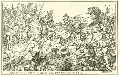 Richards sista laddning på Bosworth Field av Henry Justice Ford