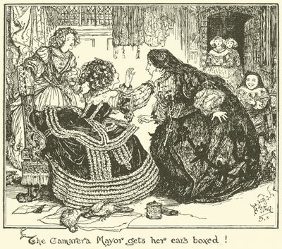 Camarera borgmästare får öronen i öronen! (gravyr) av Henry Justice Ford