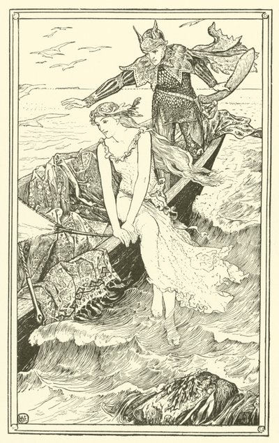 Den gyllene sjöjungfrun (gravyr) av Henry Justice Ford
