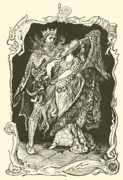 Den mångpälsade varelsen (gravyr) av Henry Justice Ford