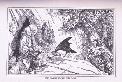 Korpen kommer med limpan, 1912 av Henry Justice Ford