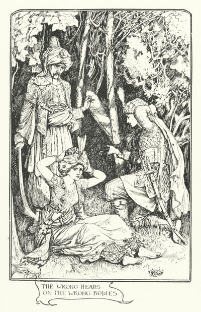 The Wrong Heads on the Wrong Body (gravyr) av Henry Justice Ford