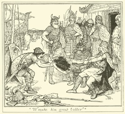 "Att få honom att växa längre" (gravyr) av Henry Justice Ford