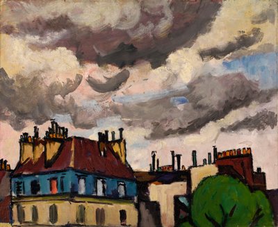Tak och moln, Paris, 1910-1912. av Henry Lyman Saÿen