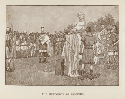 Anicetus martyrskap av Henry Marriott (after) Paget