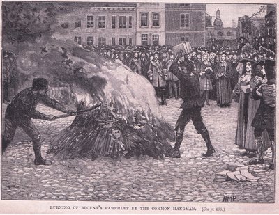 Bränning av Blounts pamfletter av den vanlige bödeln av Henry Marriott Paget