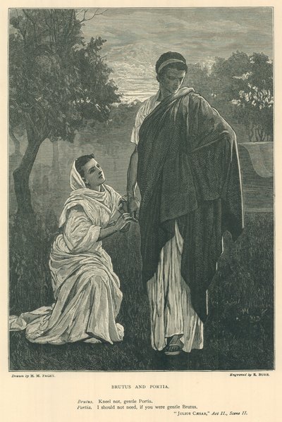 Illustration för Julius Caesar av Henry Marriott Paget