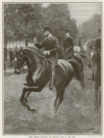 King Georges dagliga åktur i Hyde Park av Henry Marriott Paget