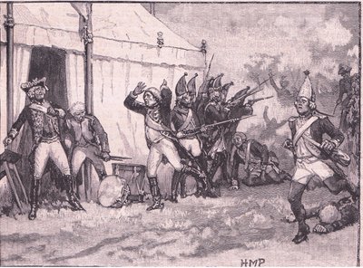 Överraskning för Fredrik i Hochkirch AD 1758 av Henry Marriott Paget