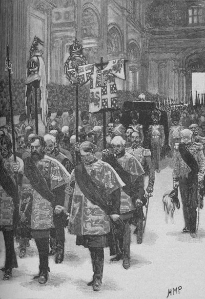 Begravningen av Wellington, c1890 av Henry Marriott Paget