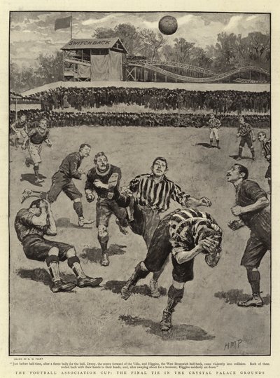 Football Association Cup, finalen på Crystal Palace Grounds av Henry Marriott Paget