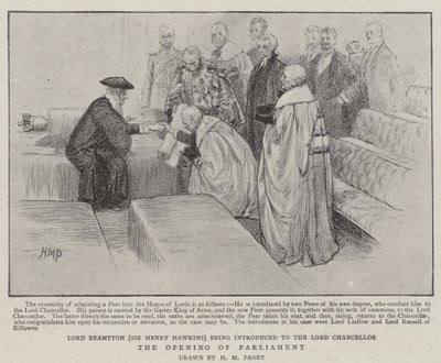 Riksdagens öppnande av Henry Marriott Paget