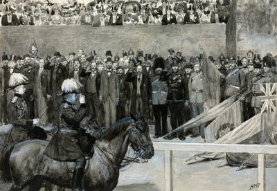 Prinsen av Wales vid volontärsutställningen, Horse Guard
