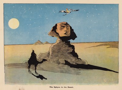 Illustration till The Adventures of a Japanese Doll (färglitografi) av Henry Mayer