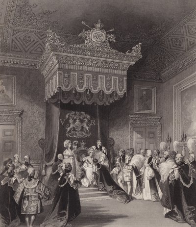 Drottning Victoria på tronen, St James