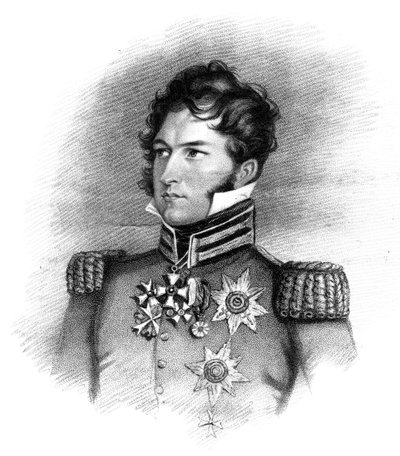 Prins Leopold George Christian Frederick av Saxe-Coburg-Saalfeld, 1816. av Henry Meyer