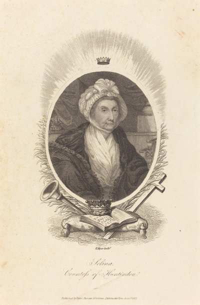 Selina, grevinna av Huntingdon av Henry Meyer after John Hoppner