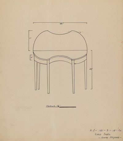 Kortbord av Henry Meyers