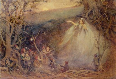 Queen Mab från Shelleys dikt av Henry Meynell Rheam