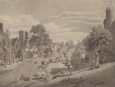 High Street i Bushey, Hertfordshire av Henry Monro