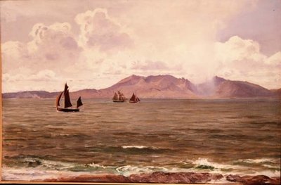 Fiskebåtar utanför kusten av Henry Moore